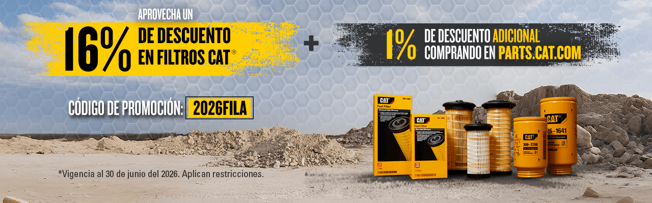 Aprovecha un 16% de descuento en Filtros Cat