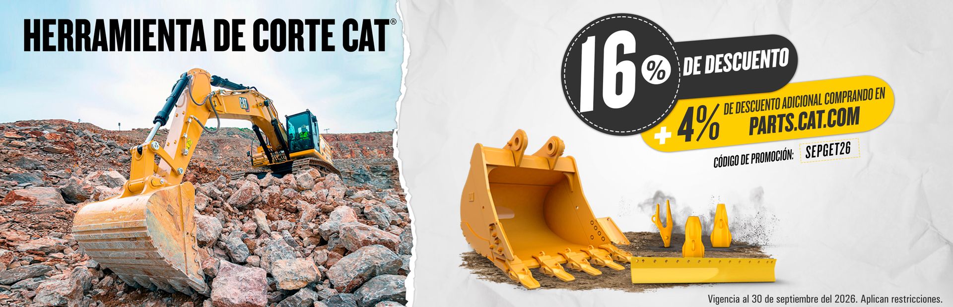Aprovecha un 16% de descuento en Herramienta de Corte Cat